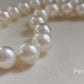 8-10mm Genuine Broome south Sea white pearls classic 14k necklace