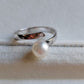 6.8mm Genuine akoya pearl elegant ring