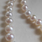 8-10mm Genuine Broome south Sea white pearls classic 14k necklace