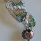 'The early Autumn' brooch genuine tahitian south sea pearl 9.6mm