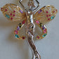 'Forest Fairy' brooch genuine golden south sea pearl 9.6mm
