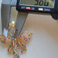'Forest Fairy' brooch genuine golden south sea pearl 9.6mm