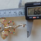 'Forest Fairy' brooch genuine golden south sea pearl 9.6mm