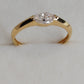 Natural diamond 0.5ct H/SI 18ct gold ring