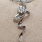 0.19ct natural brilliant diamonds 18ct/18k white gold pendant