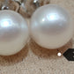 Special offer ❤️7.2mm AA+ Genuine akoya round pearls classic earrings studs sterling silver