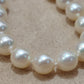 6.5-7mm Genuine akoya pearls classic earrings 46.5cm