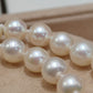 6.5-7mm Genuine akoya pearls classic earrings 46.5cm