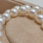 6.5-7mm Genuine akoya pearls classic earrings 46.5cm