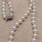 6.4-6.8mm AA Genuine akoya round pearls classic necklace 46cm