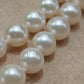 6.4-6.8mm AA Genuine akoya round pearls classic necklace 46cm