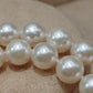 6.4-6.8mm AA Genuine akoya round pearls classic necklace 46cm