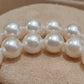 6.4-6.8mm AA Genuine akoya round pearls classic necklace 46cm