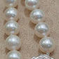 6.4-6.8mm AA Genuine akoya round pearls classic necklace 46cm