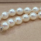 6.5-7mm Genuine akoya pearls classic earrings 46.5cm