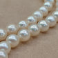 6.5-7mm Genuine akoya pearls classic earrings 46.5cm