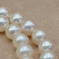 6.5-7mm Genuine akoya pearls classic earrings 46.5cm