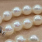 6.5-7mm Genuine akoya pearls classic earrings 46.5cm