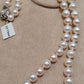 6-7mm AAA Genuine akoya round pearls classic necklace 45.5cm