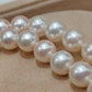 6-7mm AAA Genuine akoya round pearls classic necklace 45.5cm