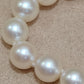 6.4-7mm AAA Genuine akoya round pearls classic necklace 45.5cm