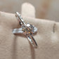 0.5ct Natural brillian diamond F-G/Si fine platinum Pt950 Solitaire ring