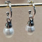 Clearance💝 9.5mm Genuine south sea white pearls classic two way earrings