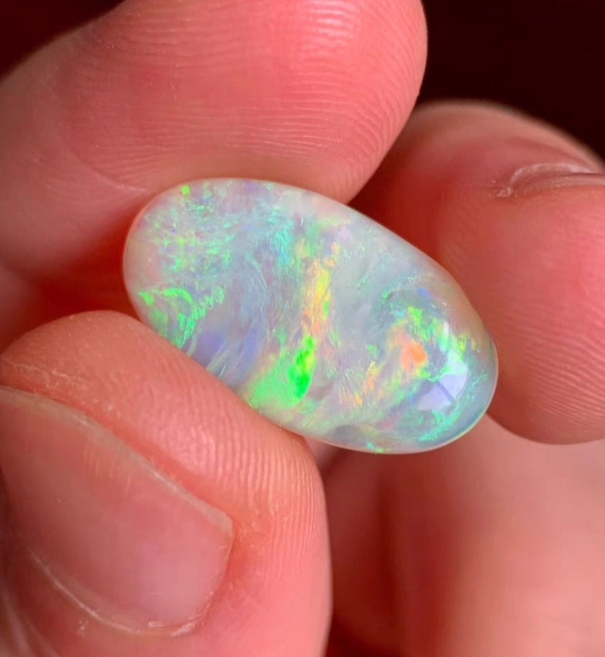 'Sunrise' Natural solid Australian Crystal opal 4ct