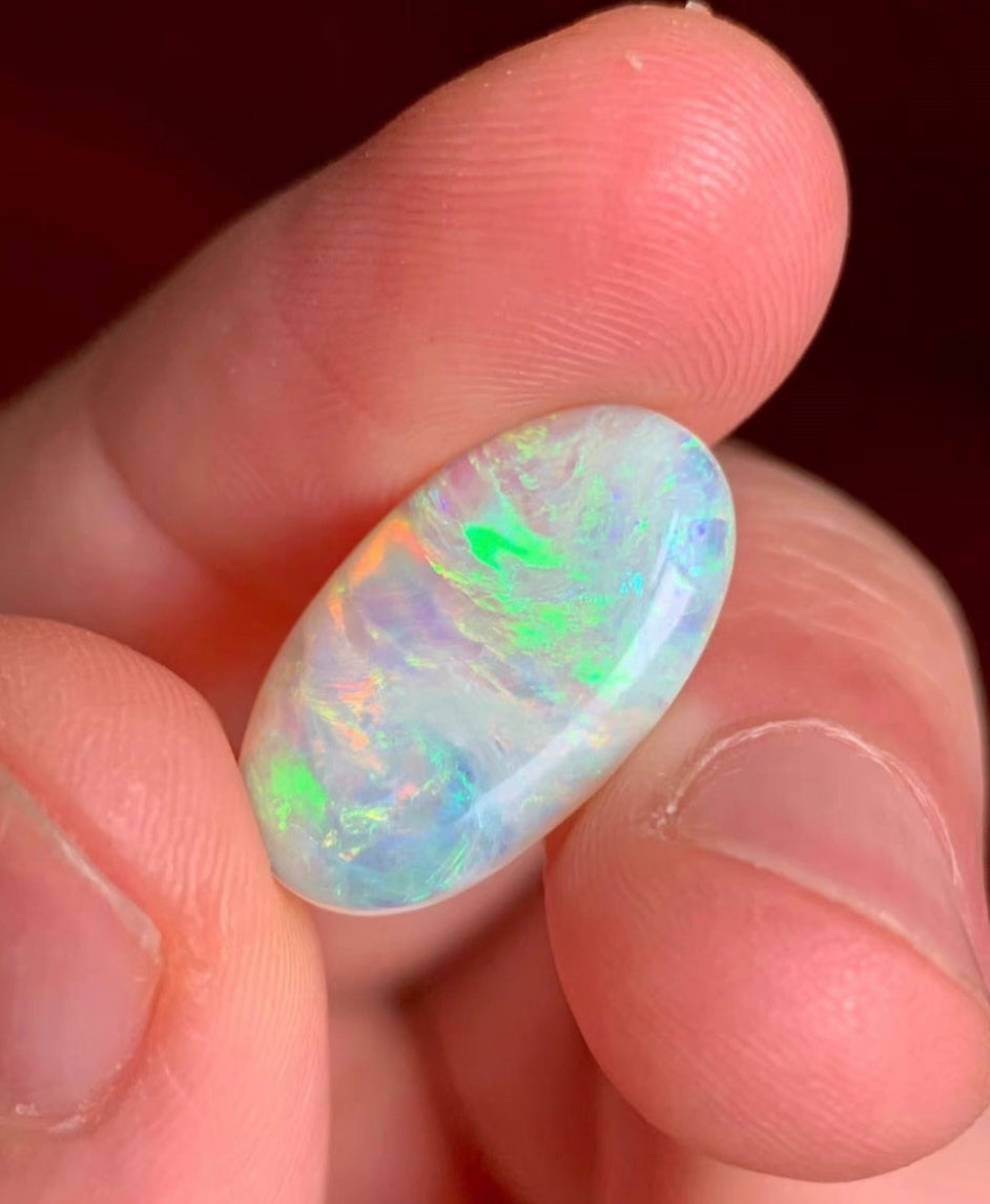 'Sunrise' Natural solid Australian Crystal opal 4ct