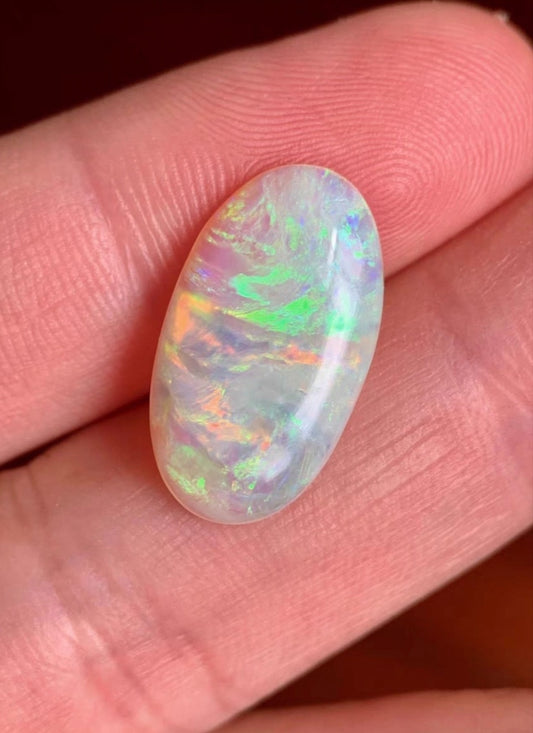 'Sunrise' Natural solid Australian Crystal opal 4ct