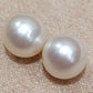 Special offer ❤️6.7mm Genuine akoya round pearls classic earrings studs sterling silver