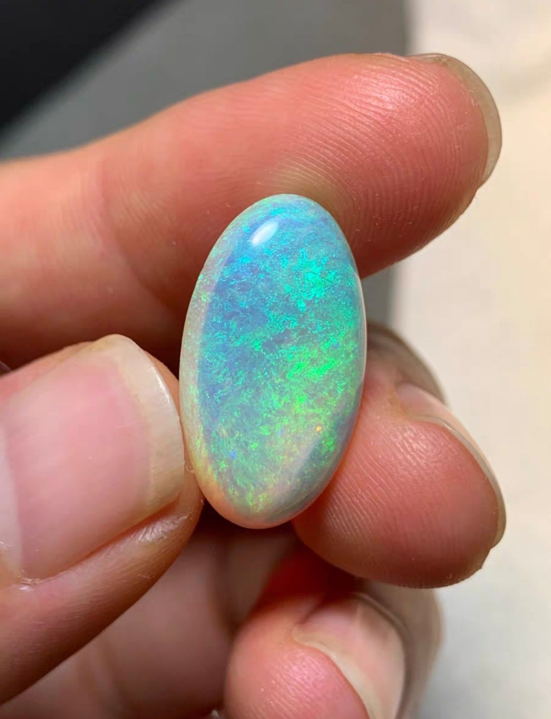 'The Blue Planet' 6.63ct solid Australian Opal 20.8x12x5mm