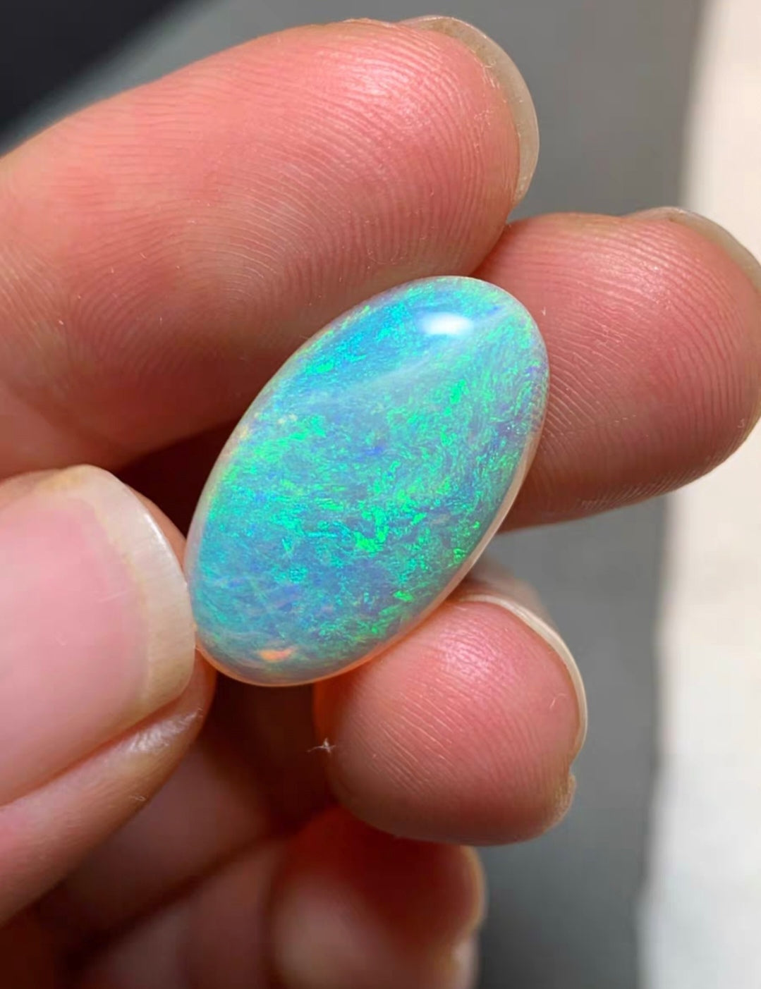 'The Blue Planet' 6.63ct solid Australian Opal 20.8x12x5mm