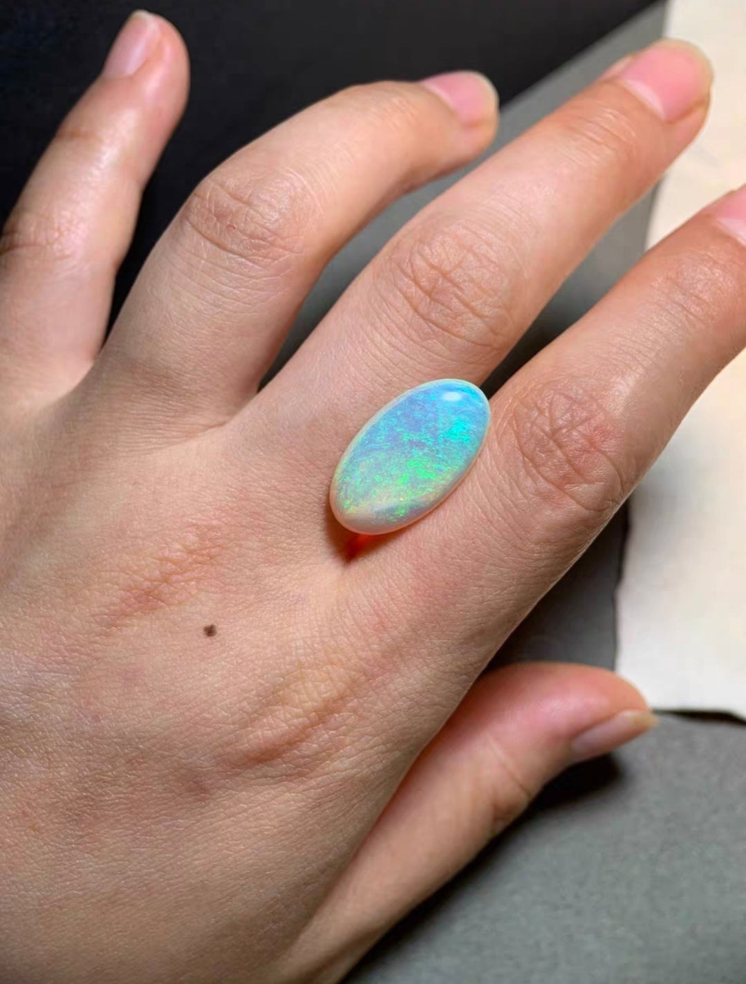 'The Blue Planet' 6.63ct solid Australian Opal 20.8x12x5mm