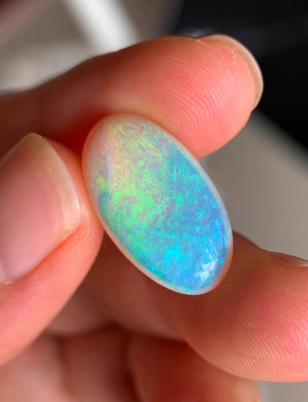 'The Blue Planet' 6.63ct solid Australian Opal 20.8x12x5mm