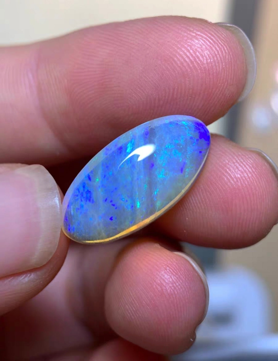 'Grace Bay' 5.57ct Solid Australian Crystal opal Coober Pedy