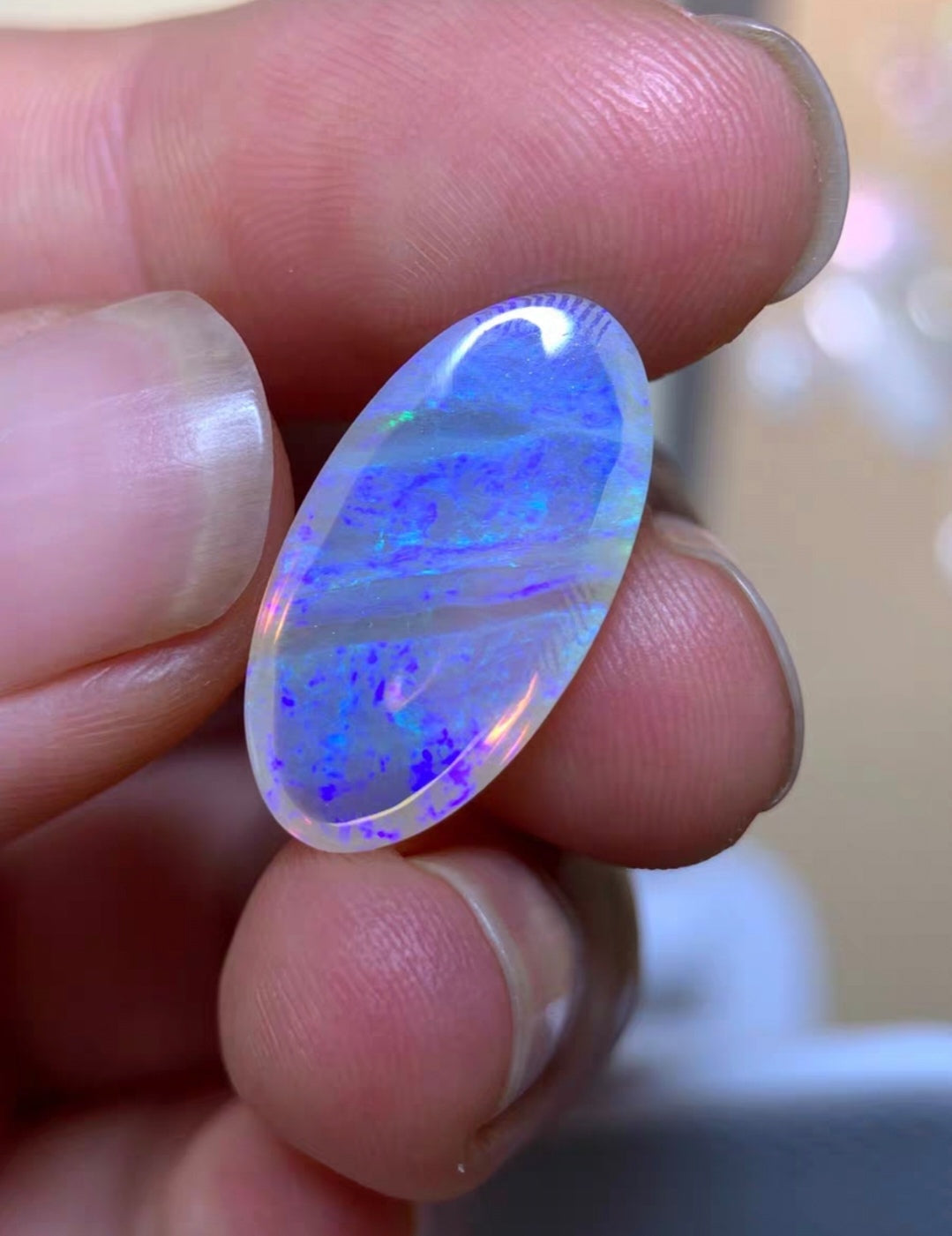 'Grace Bay' 5.57ct Solid Australian Crystal opal Coober Pedy