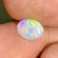 'Summer' Solid Australian Crystal opal 14ct gold solitaire ring size O1/2