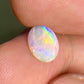 'Summer' Solid Australian Crystal opal 14ct gold solitaire ring size O1/2