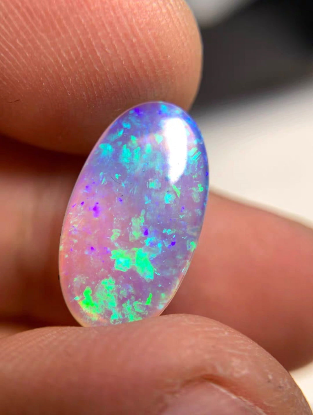 'Raja Ampat' 2.38ct Solid Australian Crystal opal 15.7x9x2.6mm