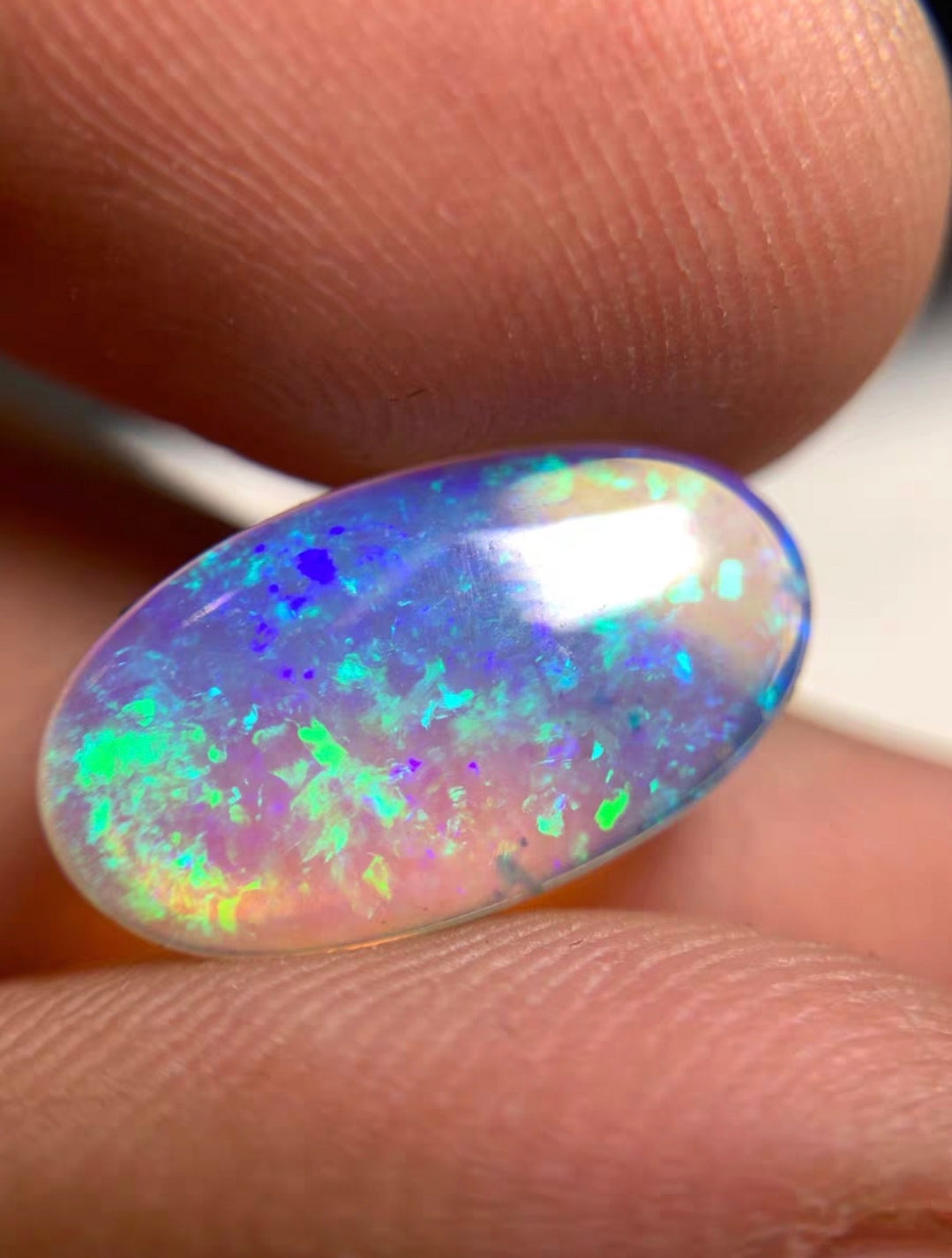 'Raja Ampat' 2.38ct Solid Australian Crystal opal 15.7x9x2.6mm