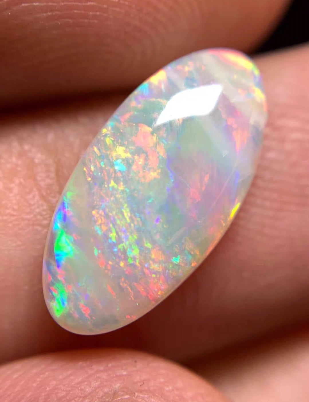 'Fairyland' 1.94ct Solid Australian Crystal opal 15.1x7.5x2.9mm