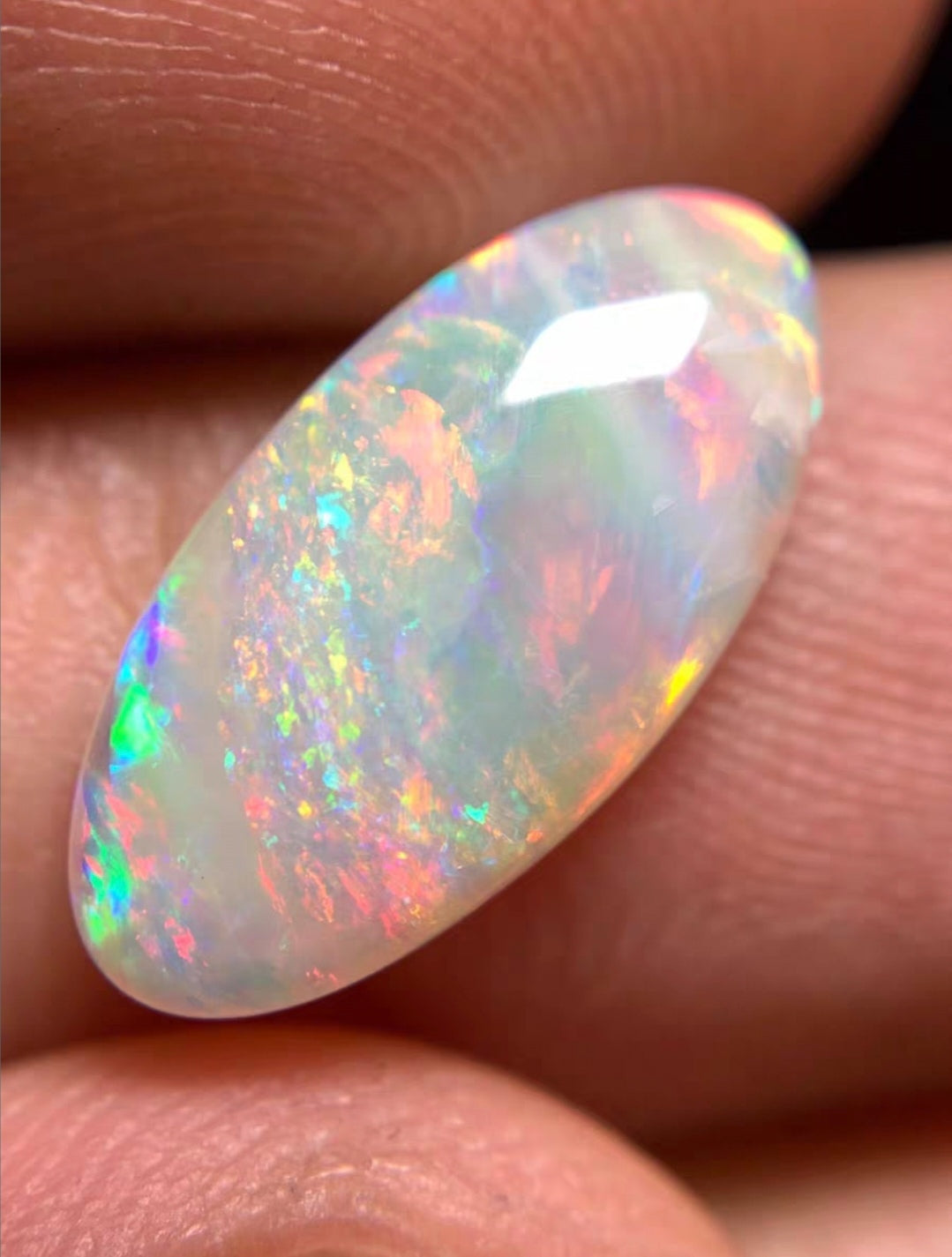 'Fairyland' 1.94ct Solid Australian Crystal opal 15.1x7.5x2.9mm