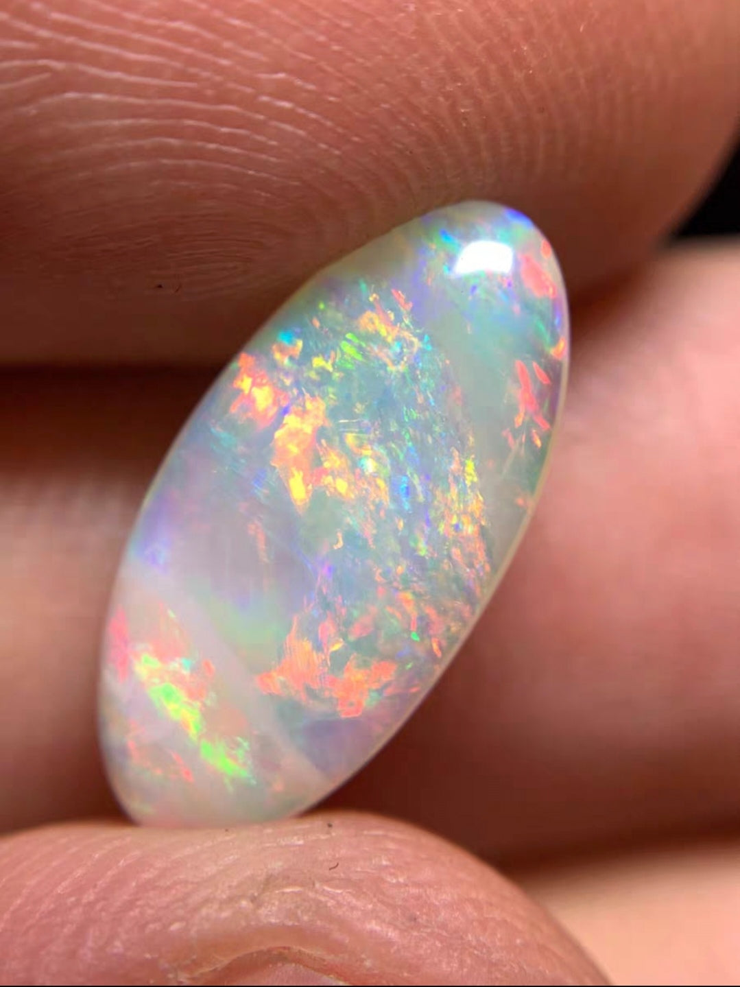 'Fairyland' 1.94ct Solid Australian Crystal opal 15.1x7.5x2.9mm