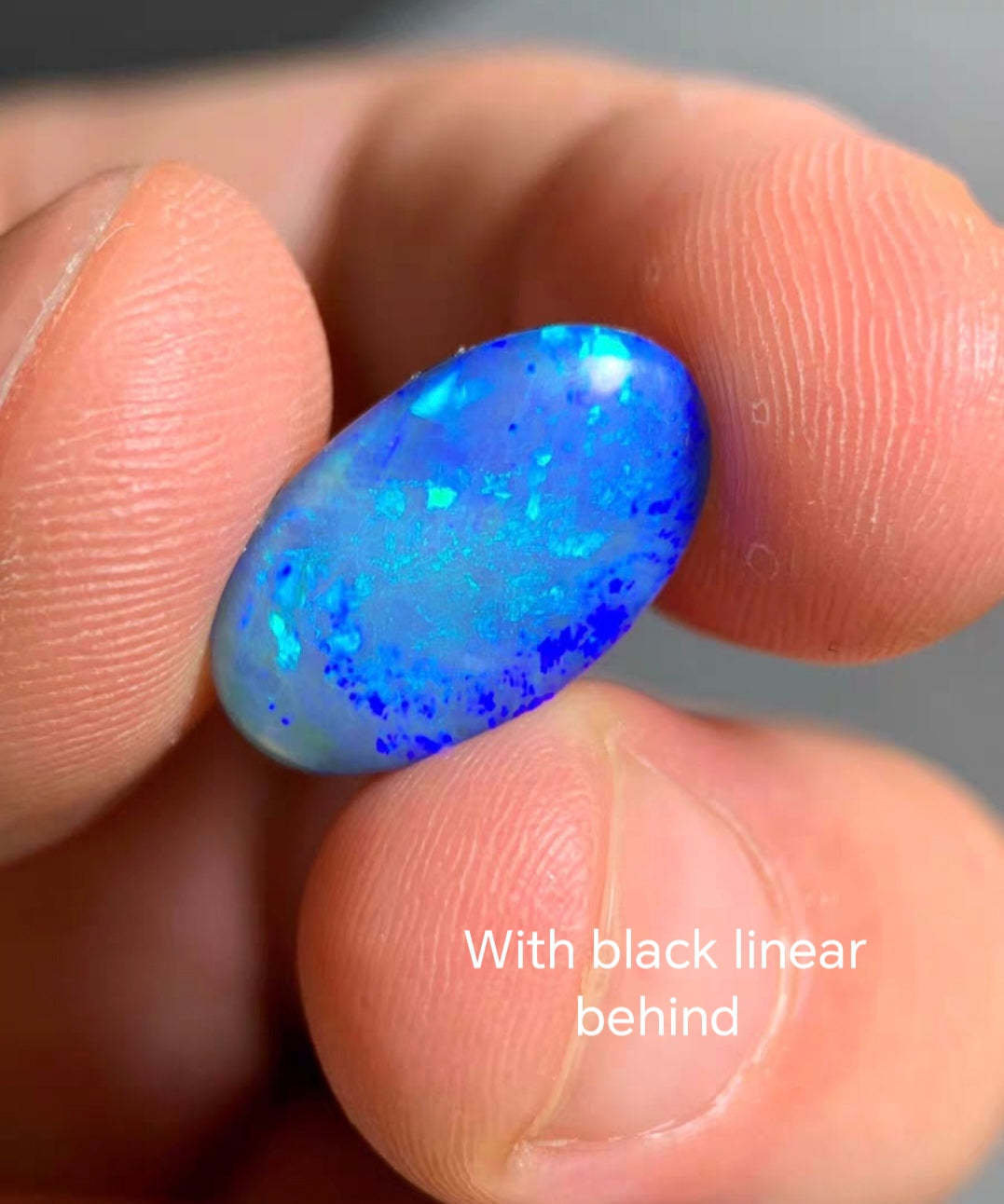 'Ocean' 2.75ct Solid Australian Crystal opal 16x9.7x3.1mm