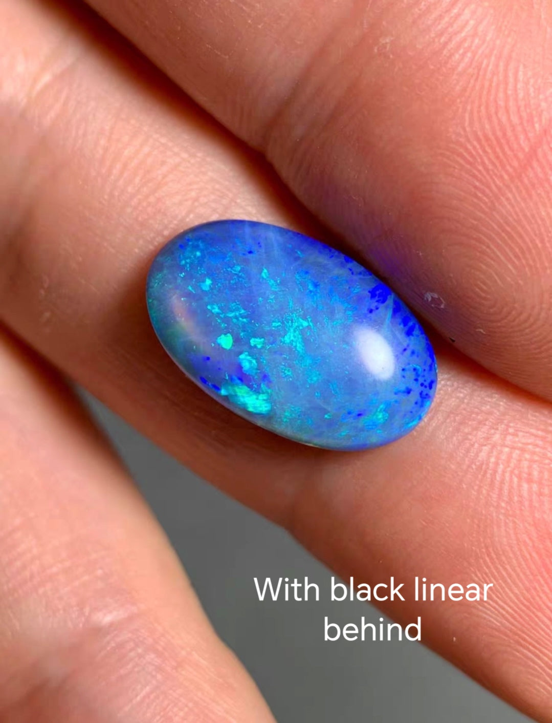 'Ocean' 2.75ct Solid Australian Crystal opal 16x9.7x3.1mm