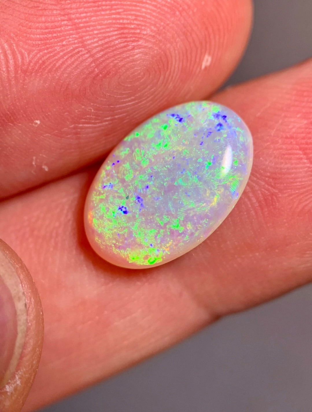 'Early spring' 3ct Solid Australian Crystal opal 14.5x9.8x3.5mm