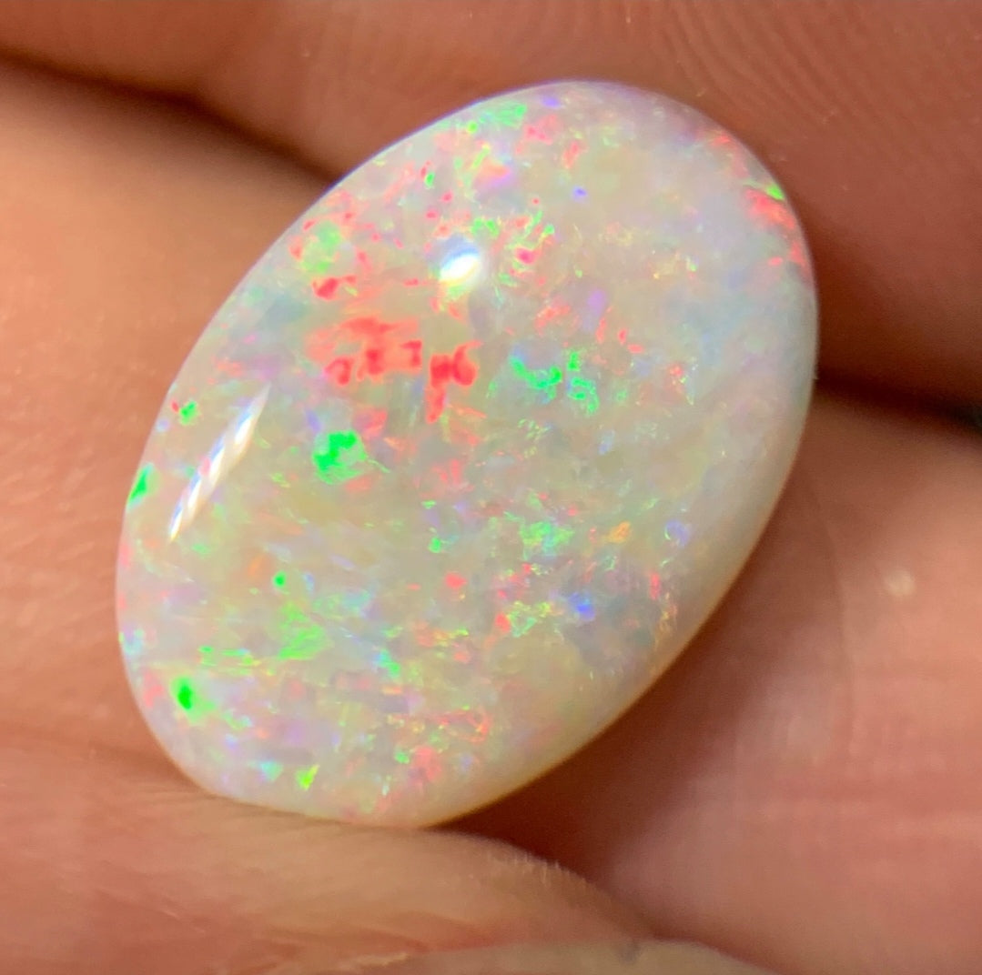 2.78ct Natural Solid Australian semi-Crystal opal 15.0×10.2×2.8mm
