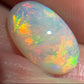 2.57ct Natural Solid Australian Crystal opal 12.7x7.6x4.3mm