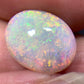'Artist's Garden' 5.335ct Natural Solid Australian Crystal opal 14ct gold ring 14.5×11.8×5.4mm